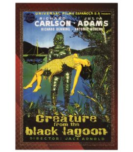 Classic Sci-Fi and Horror Posters - Carte spéciale 6C (Creature of the Black Lagoon)