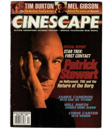 Cinescape Magazine - November 1996 - US Magazine with Patrick Stewart