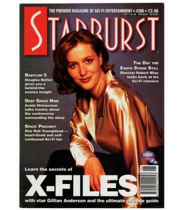 Starburst N°206 - Octobre 1995 - Magazine anglais avec Gillian Anderson