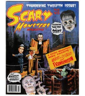 Scary Monsters N°12 - Septembre 1994 - Magazine américain avec Abbott and Costello Meet Frankenstein