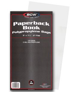 Paperback book bags - BCW - Pack of 100