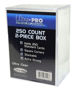 Boite en plastique 2 partie pour 250 cartes de collection - Ultra-Pro