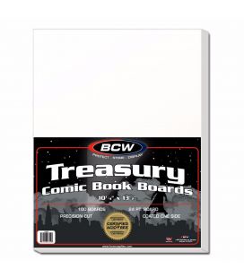 Paquet de 100 cartons 10.25" x 13.5" pour grand magazine - BCW - Treasury