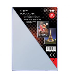 Toploader 5" x 7" - Ultra Pro - Pack of 25