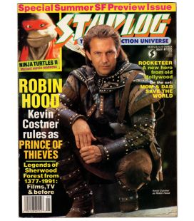 Starlog Magazine N°166 - May 1991 issue with Kevin Costner