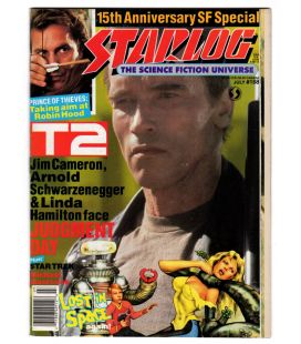 Starlog Magazine N°168 - July 1991 issue with Arnold Schwarzenegger