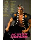 Action Heroes Magazine N°5 - 1991 issue with Kevin Costner and Arnold Schwarzenegger