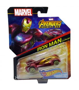 Avengers Infinity War - Iron Man Mark 50 - Hot Wheels Character Cars Diecast
