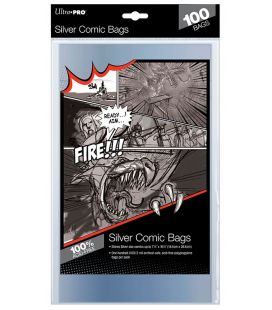 Sacs en plastique pour comic Silver - Paquet de 100 - Ultra-Pro
