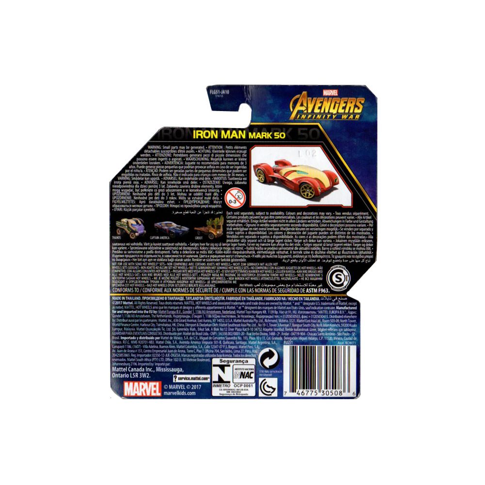 Marvel avengers infinity war 2025 hot wheels