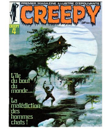 Creepy Magazine N°4 - Vintage 1970 French issue, cover by Tom Sutton