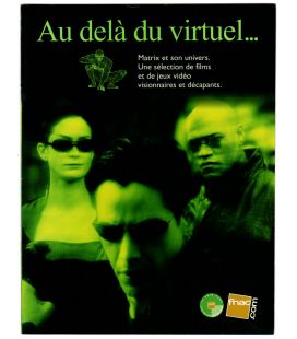 Brochure des magasins FNAC spéciale Matrix - 2000 - Catalogue français avec Keanu Reeves et Laurence Fishburne