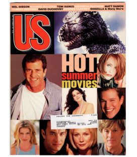 US Magazine N°245 - June 1998 - US Magazine with Mel Gibson, Godzilla and Gwyneth Paltrow