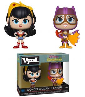 DC Comics Bombshells - Wonder Woman and Batgirl - 2 Pack Vynl Boxset Figures