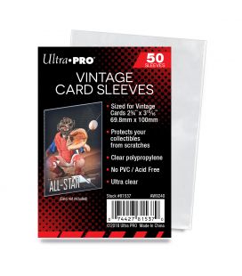 Pochette de protection pour anciennes cartes "Vintage" - Paquet de 50 - Ultra-Pro