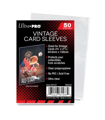 Vintage Card Sleeves - Ultra Pro - Pack of 100