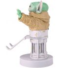 Star Wars The Mandalorian - Bébé Yoda - Support à téléphone ou manette de jeu Cable Guys