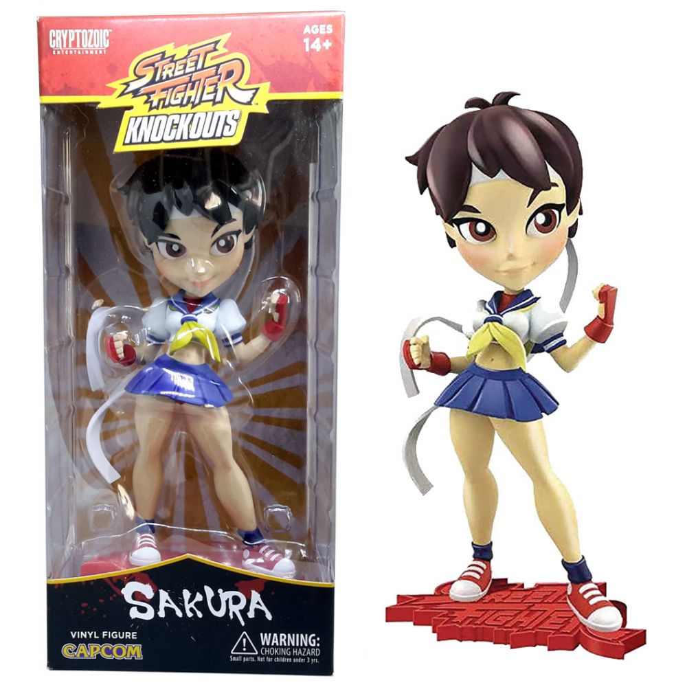 Street Fighter Knockouts - Sakura - Vinyl Figure 7 - Cinéma Passion