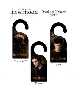 Twilight New Moon - Set of 3 Doorknob Hangers