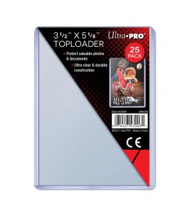 Plastique de protection 3.5" x 5" - Ultra-Pro - Paquet de 25 toploader